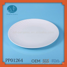 Novos produtos 2015 produto inovador placa decorativa de alimentos, placa de porcelana